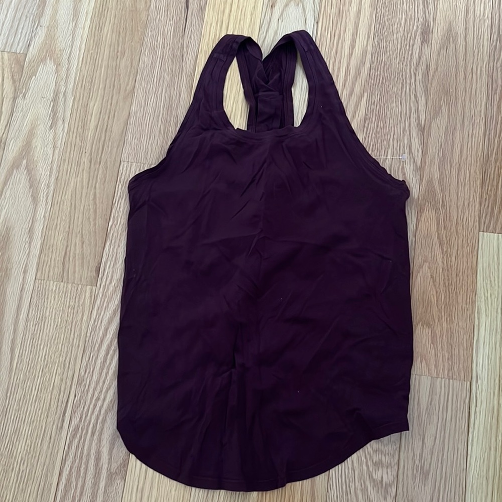 Deep purple tank